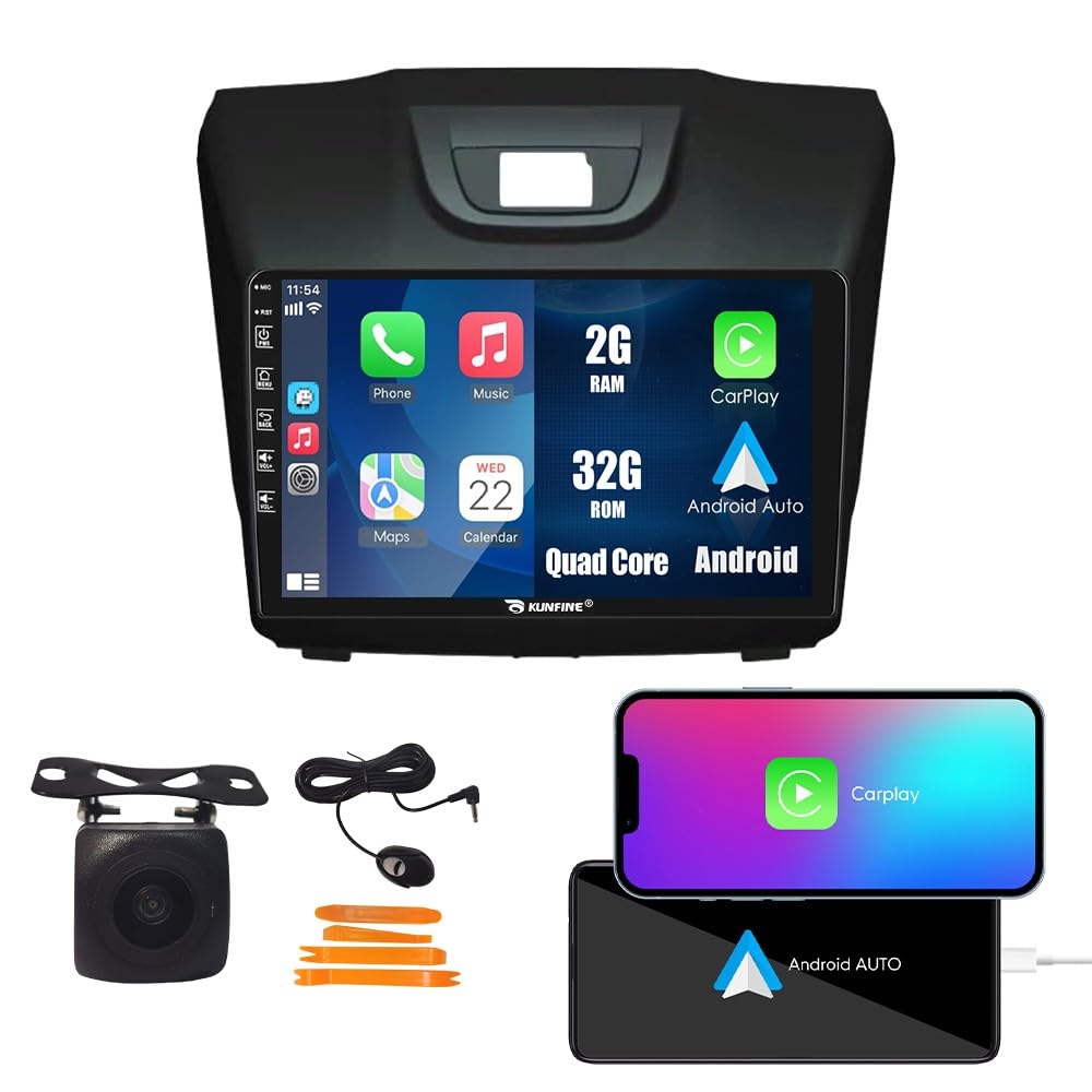 Amazon.com: Car CarPlay Android Auto Navigation Stereo GPS Radio