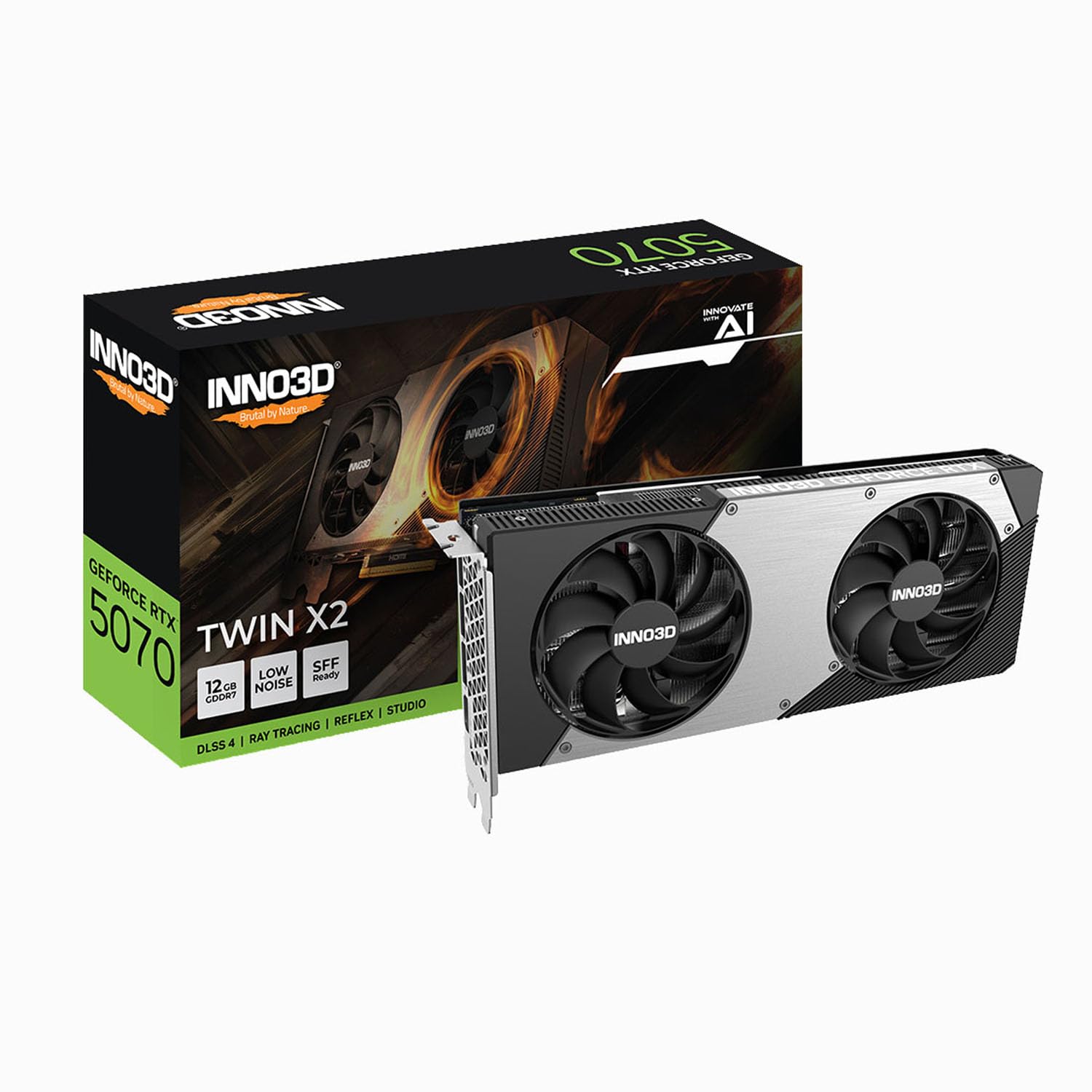 Amazon | Inno3D GeForce RTX 5070 ツイン X2 OC 12GB GDDR7 Reflex 2