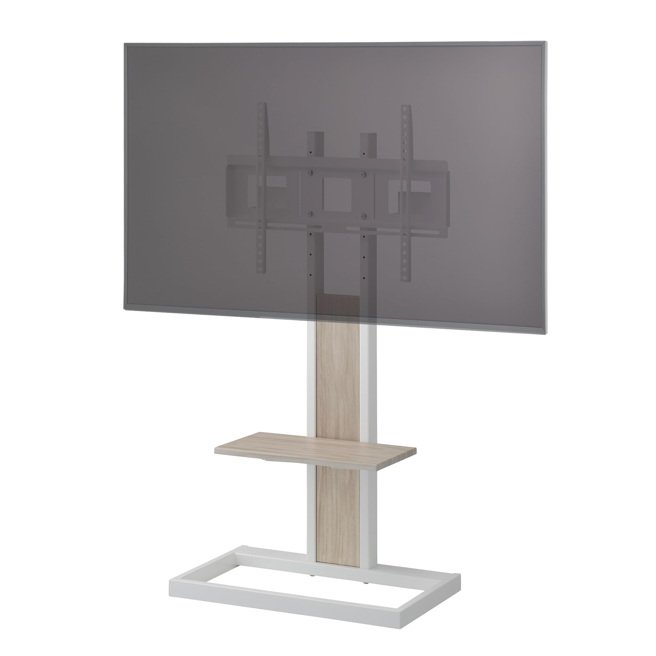 Amazon | ハヤミ工産 テレビスタンド 壁寄 65v型まで対応 ホワイト KF