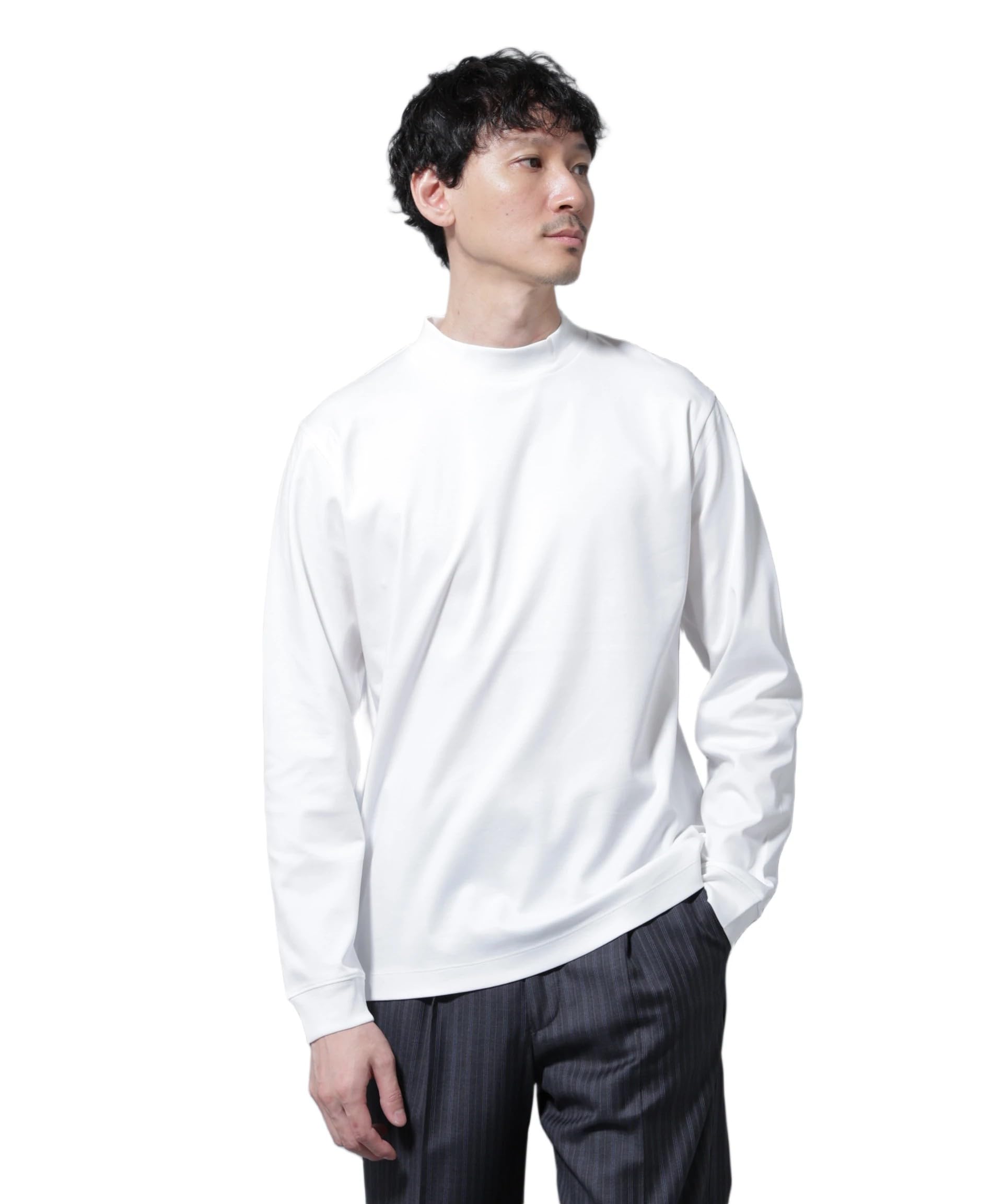 Amazon.co.jp: [ナノ・ユニバース] アンチスメル モックネック Tシャツ