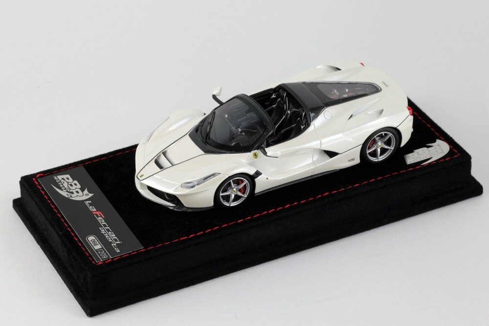 Amazon | BBR 1/43完成品 ラ・フェラーリ アペルタ Bianco Italia Met