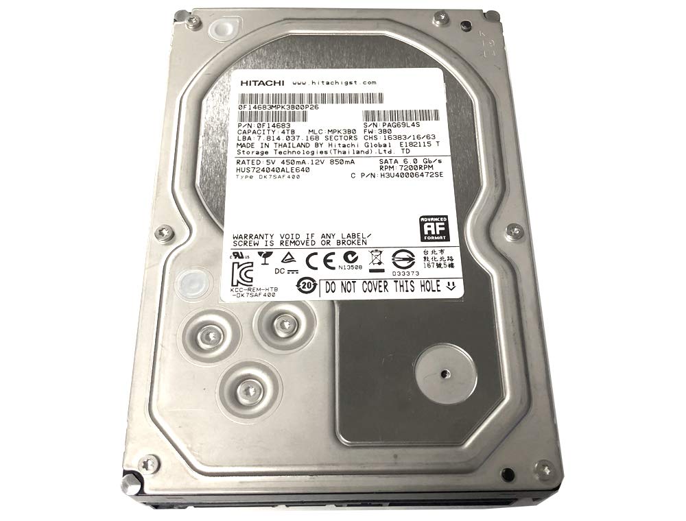 Amazon.com: HGST Ultrastar HUS724040ALE640 (0F14683) 4TB 7.2K SATA