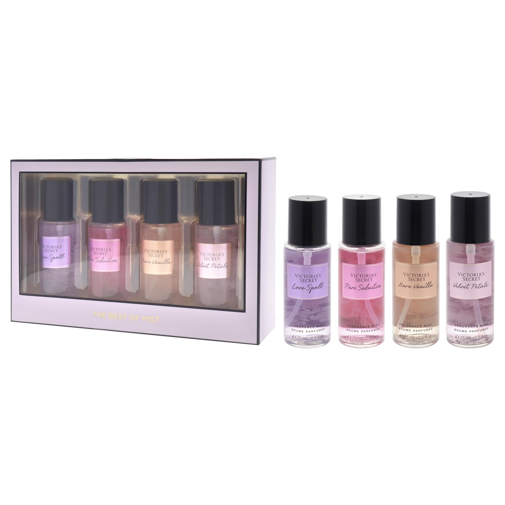 Victoria's Secret The Best of Mist Set for Women - 4 Pc Gift Set