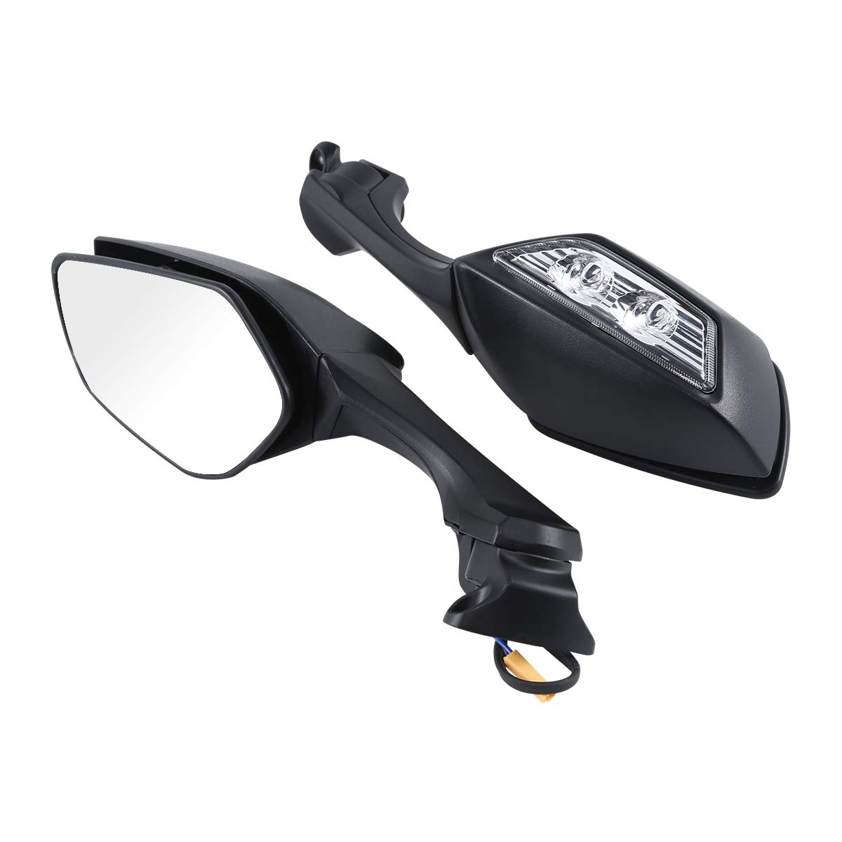 Amazon | HUILI-JPHOME リア ビューミラー ウインカー付き カワサキ