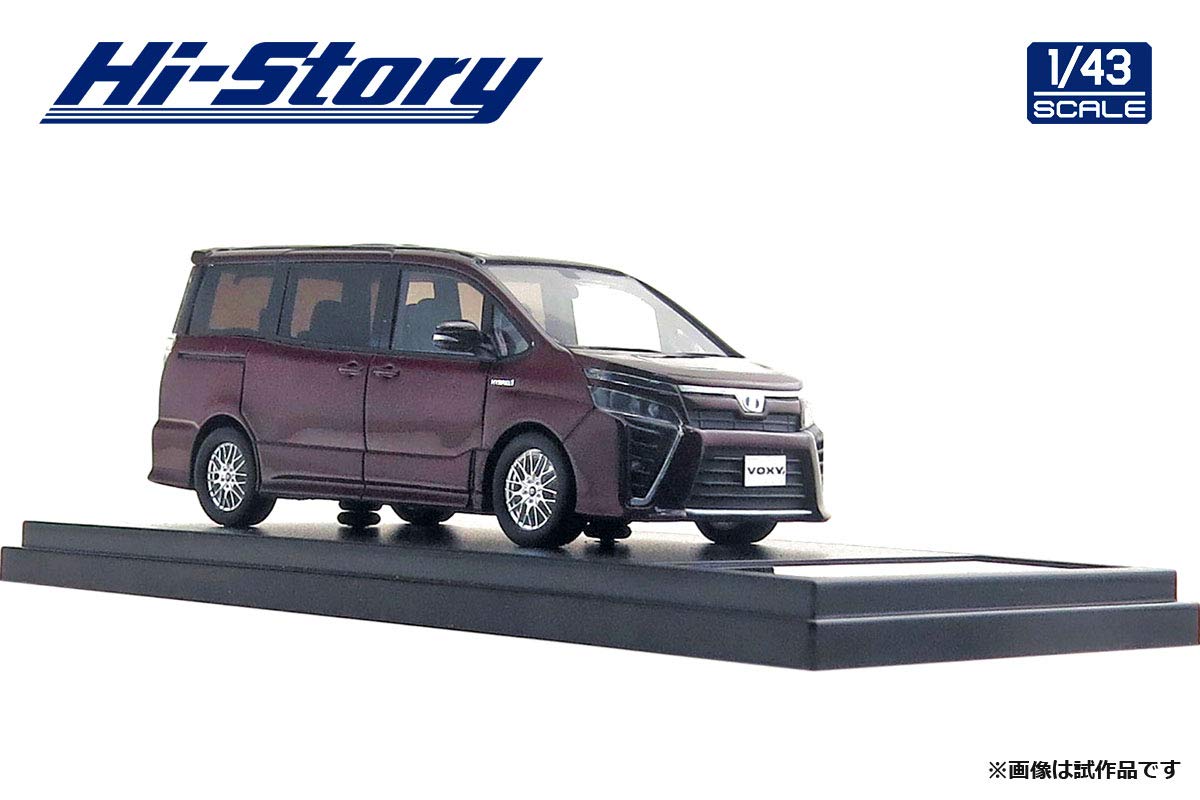 Amazon | Hi Story 1/43 トヨタ VOXY HYBRID ZS 2019 ボルドーマイカ