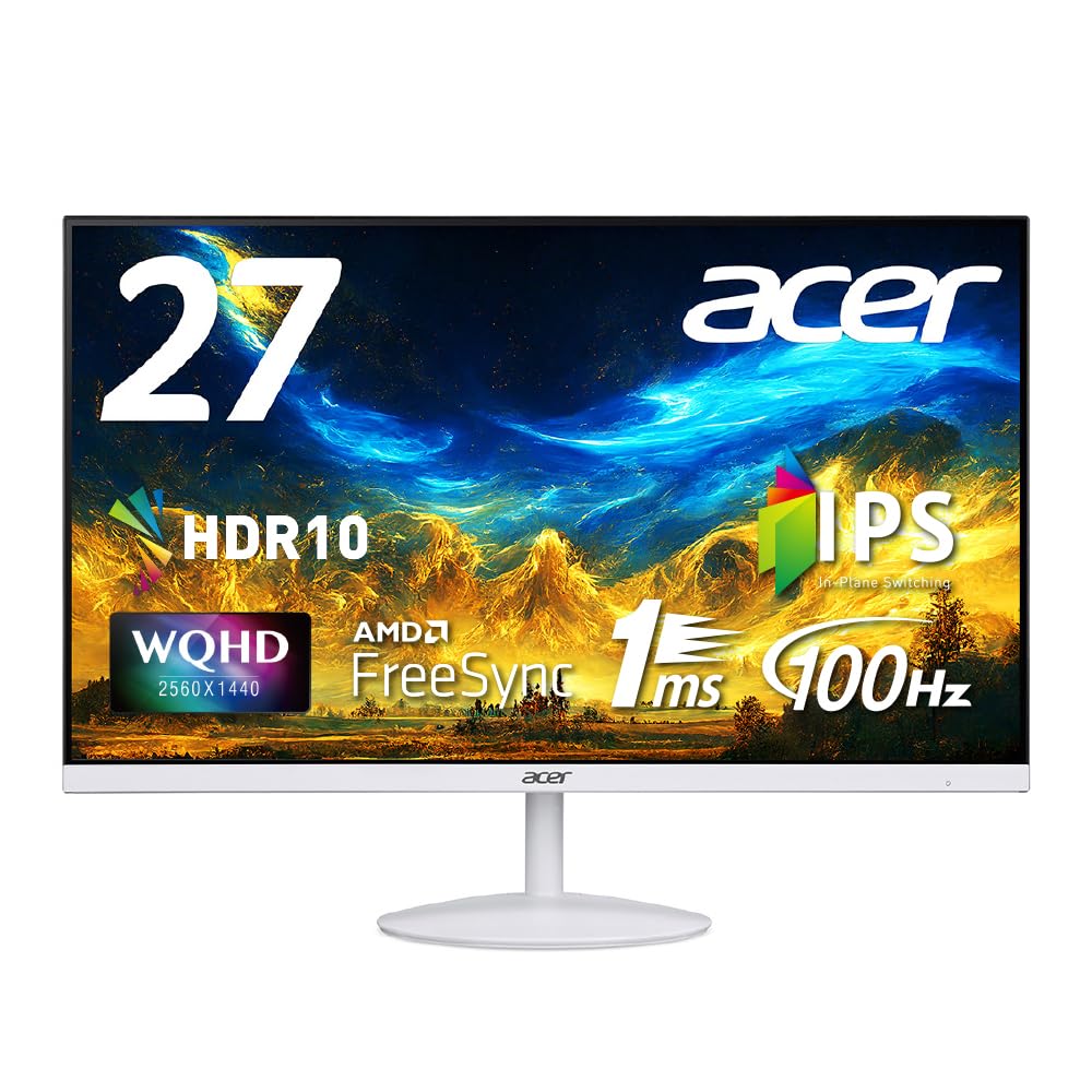 Acer RC271Usmidpx 27インチWQHD(2560 x 1440)