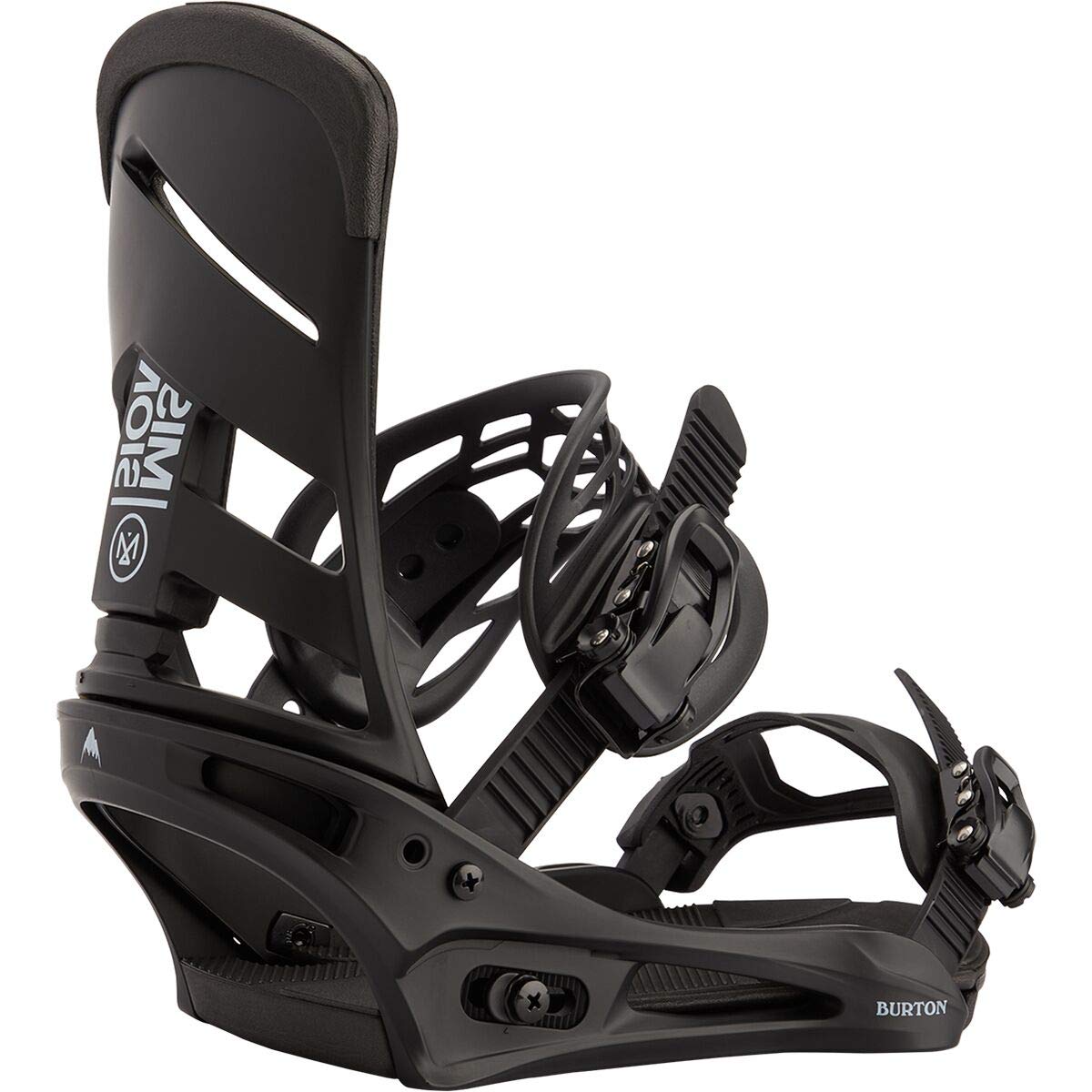 Burton Mission Mens Snowboard Bindings Sz M (8-11) Black, Bindings