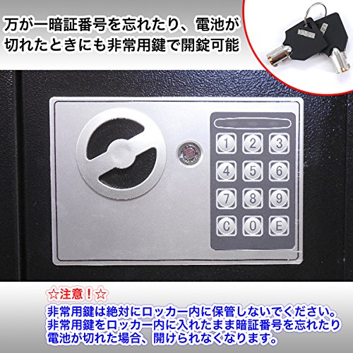 Amazon.co.jp: 電子ロック式 ガンロッカー 3艇用 テンキー式 銃刀保管