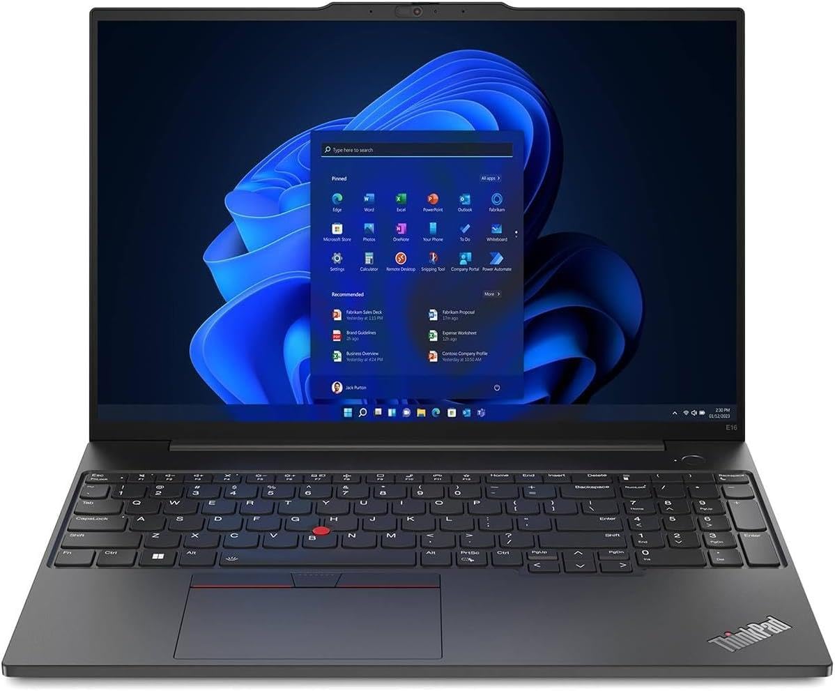 Amazon.com: Lenovo ThinkPad E16 GEN 1 16.0