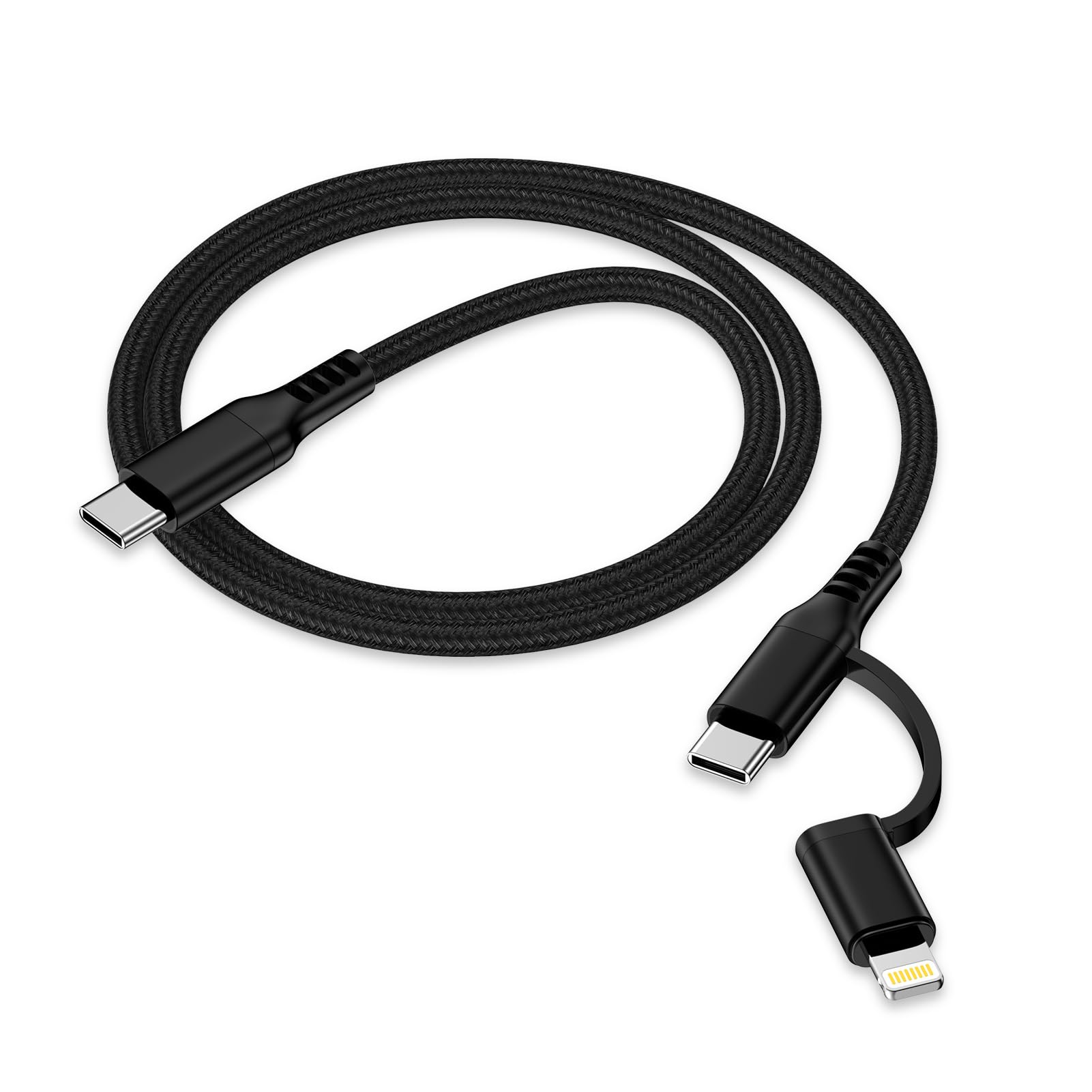 Amazon.co.jp: 2in1 タイプc iPhone充電ケーブル 0.9M PD対応 30W急速