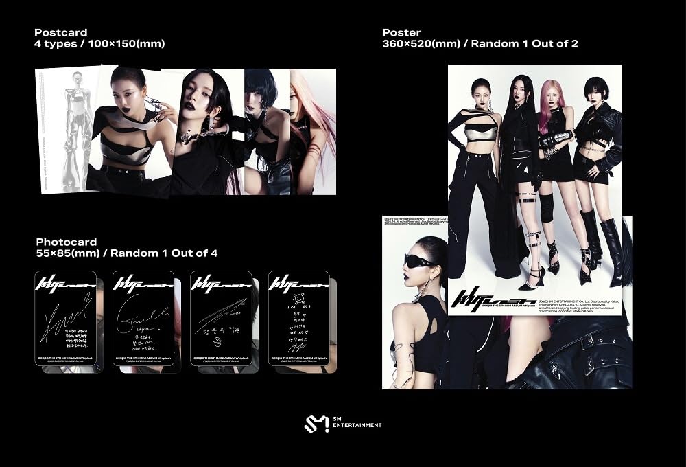 Amazon.com: aespa Whiplash 5th Mini Album + Store Gift (Beat
