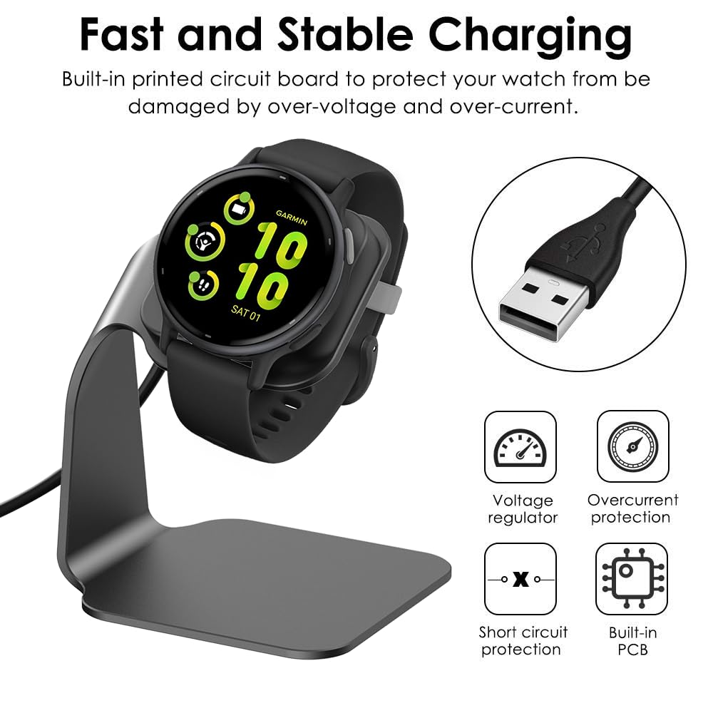 Amazon.co.jp: EZCO チャージャードック Garmin Vivoactive 5 4 4S 3/3