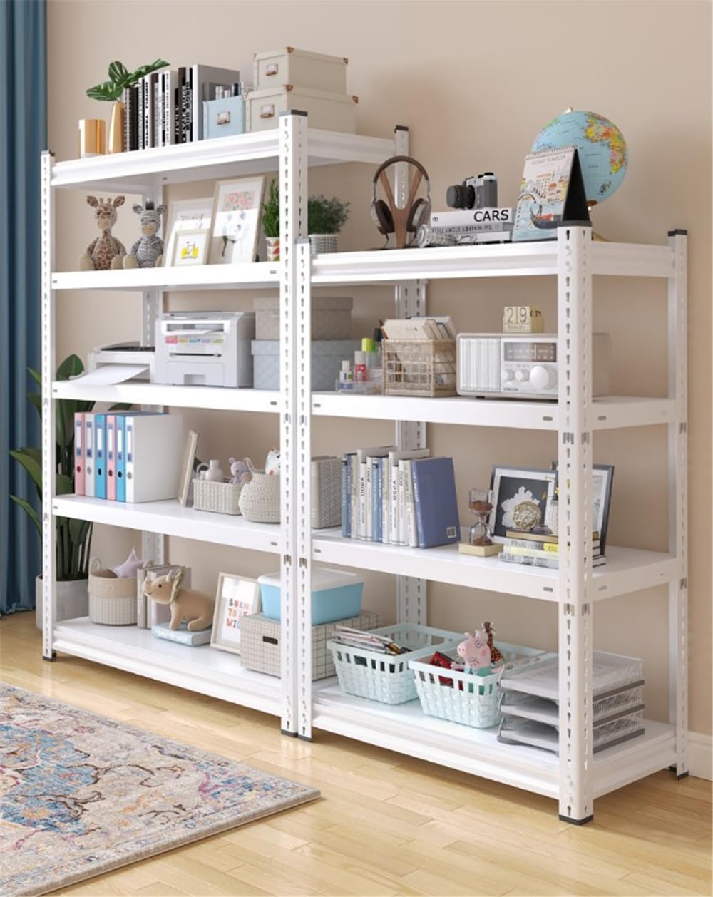 Amazon｜メタルラック 棚 ラック スチールラック 幅150cm×奥行40cm×高