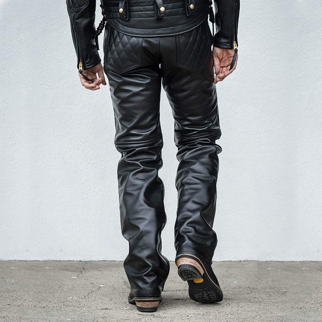 Amazon | [カドヤ] K'S LEATHER バイク用レザーパンツ EVO-PANTS 2 29