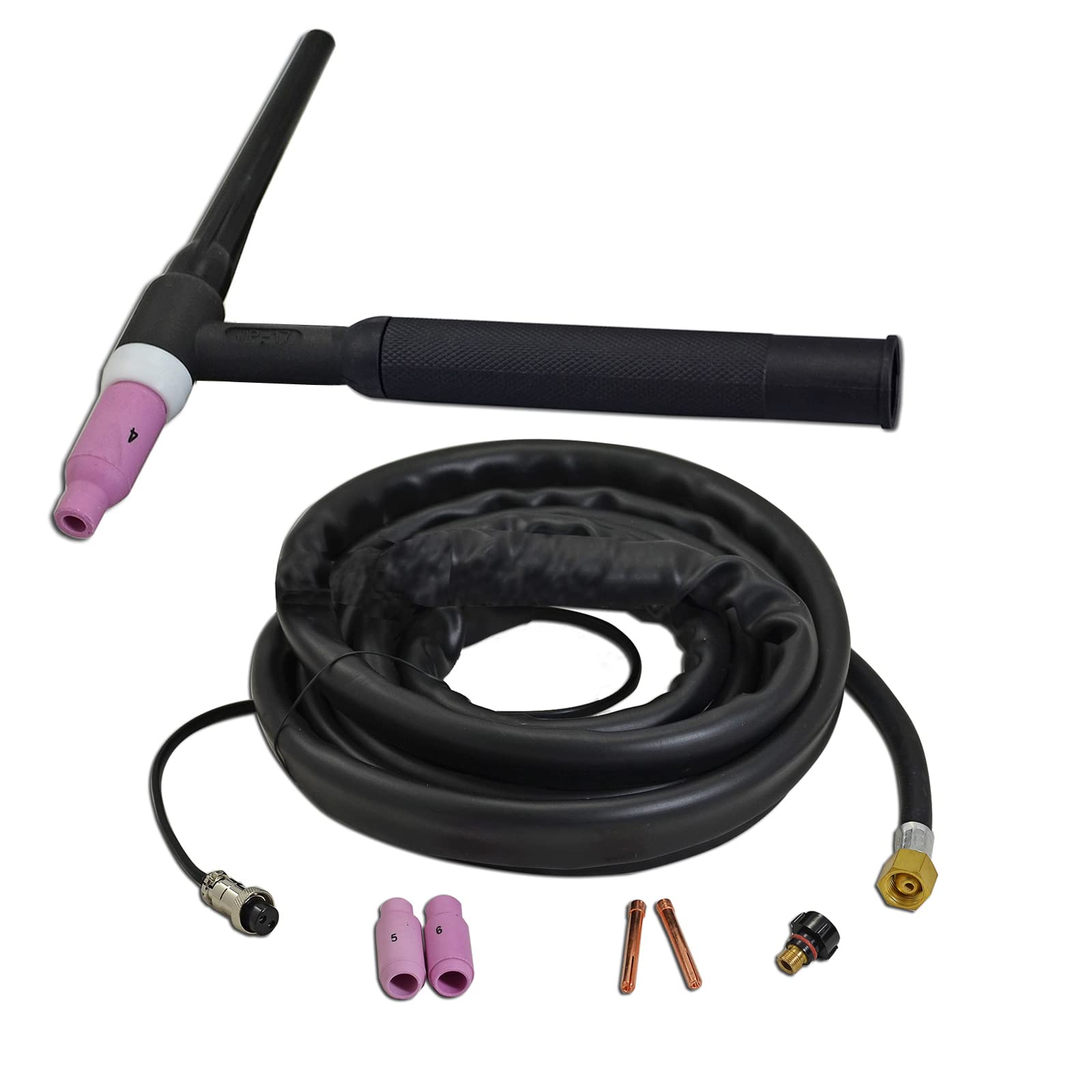 Amazon | RIVERWELD WP-17 TIG 溶接トーチ 空冷式 150Amp 3.8 メートル