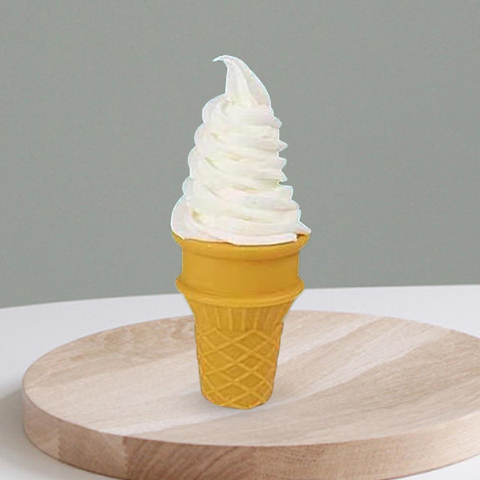 Amazon | フェイクアイスクリームコーン、ふり食品おもちゃ