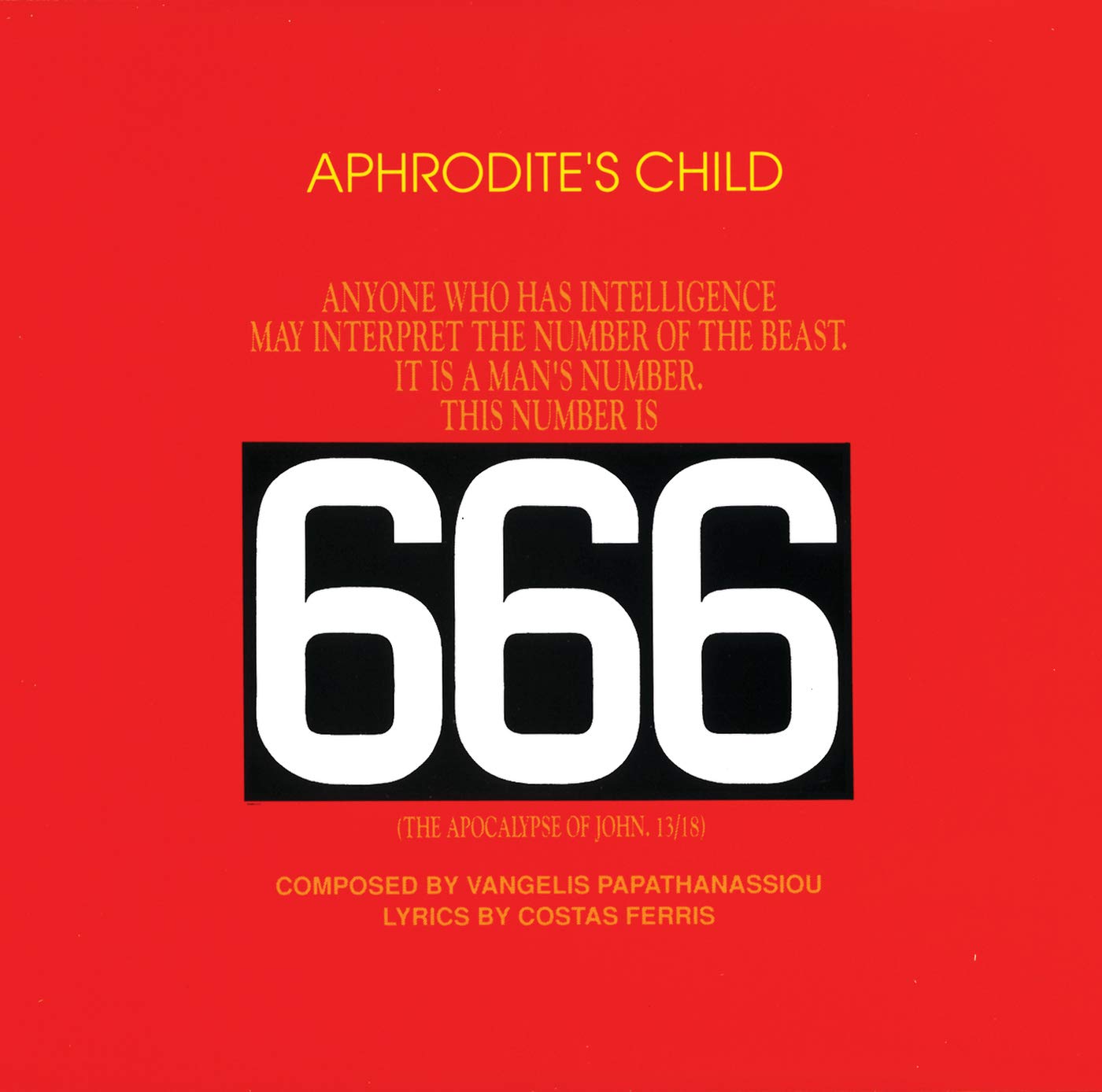 Amazon.co.jp: 666: Apocalypse of St John - Aphrodite's Child
