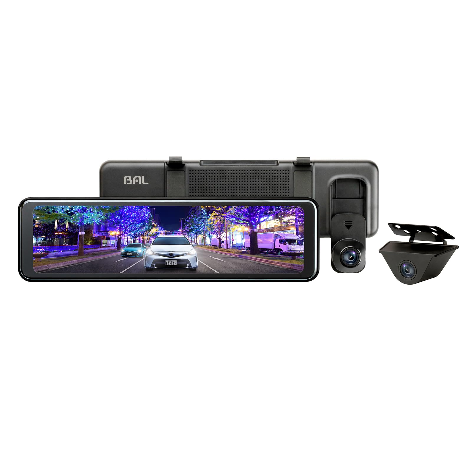 Amazon | 大橋産業(Ohashi Sangyo) 前後録画ドライブレコーダーミラー