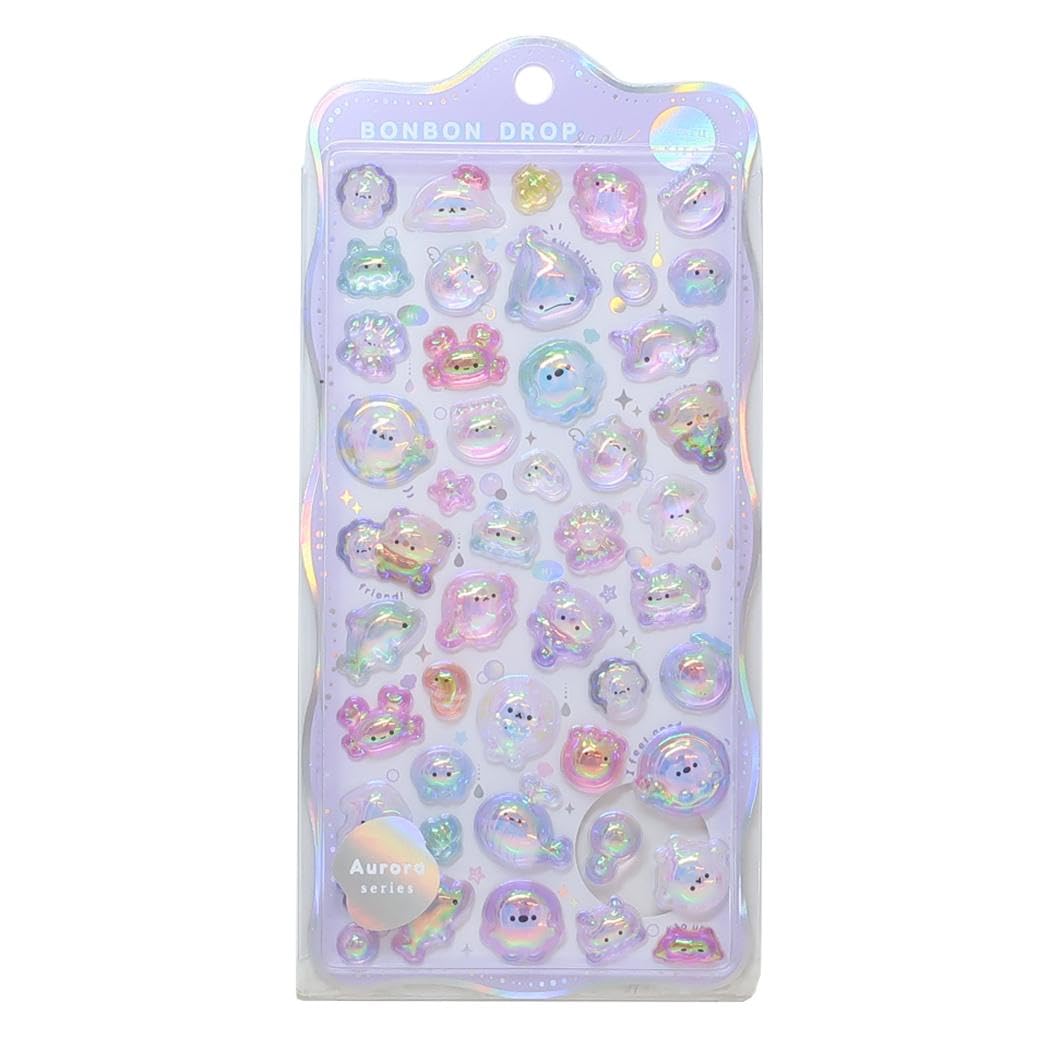 Amazon | クーリア シール ボンボンドロップシール（オーロラ