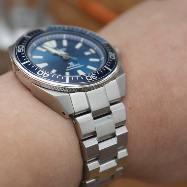 MiLTAT 22mm Hexad Watch Band compatible with Seiko Samurai SRPB51