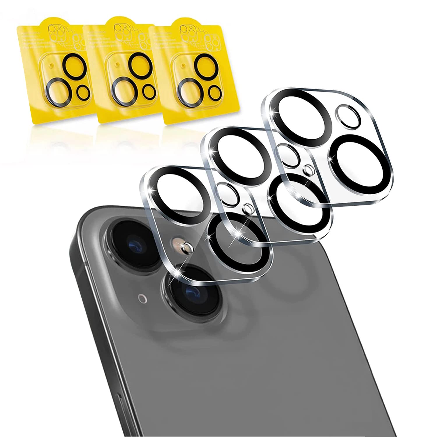 Amazon | iPhone14 / iPhone 14 Plus 専用 カメラフィルム レンズ 保護