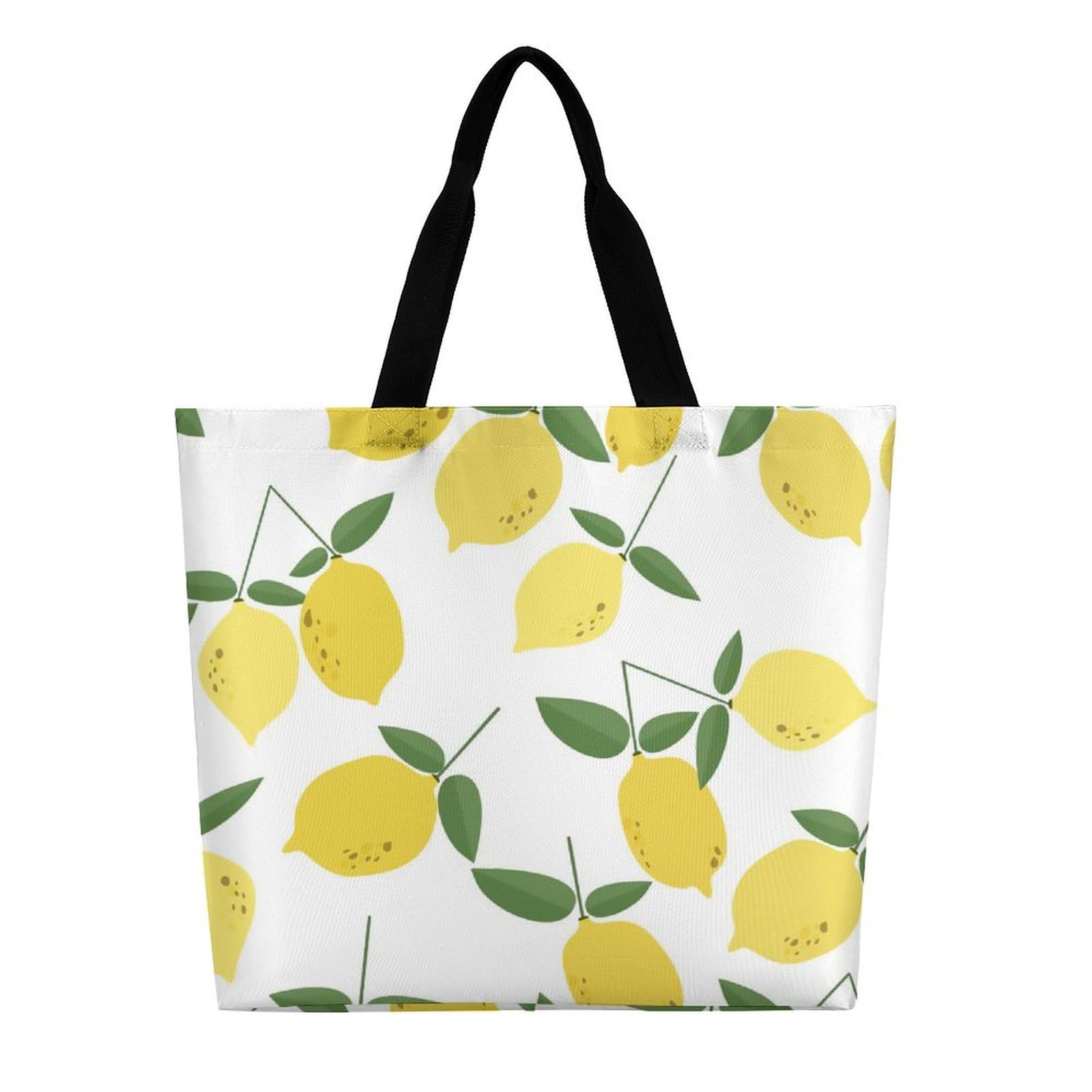 Amazon.co.jp: トートバッグ フルーツ柄 レモン柄 ハンドバッグ