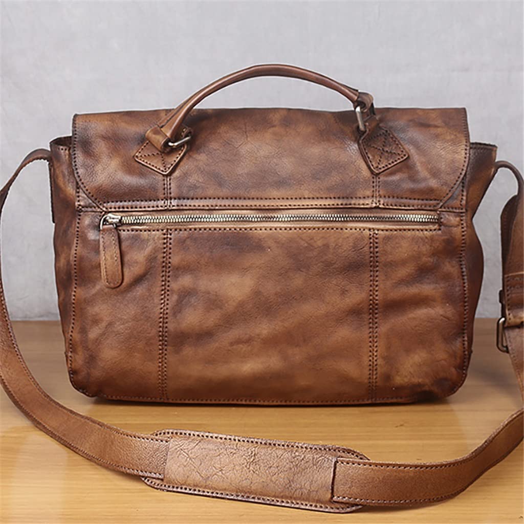 Amazon.co.jp: ヴィンテージメンズショルダーバッグレザー