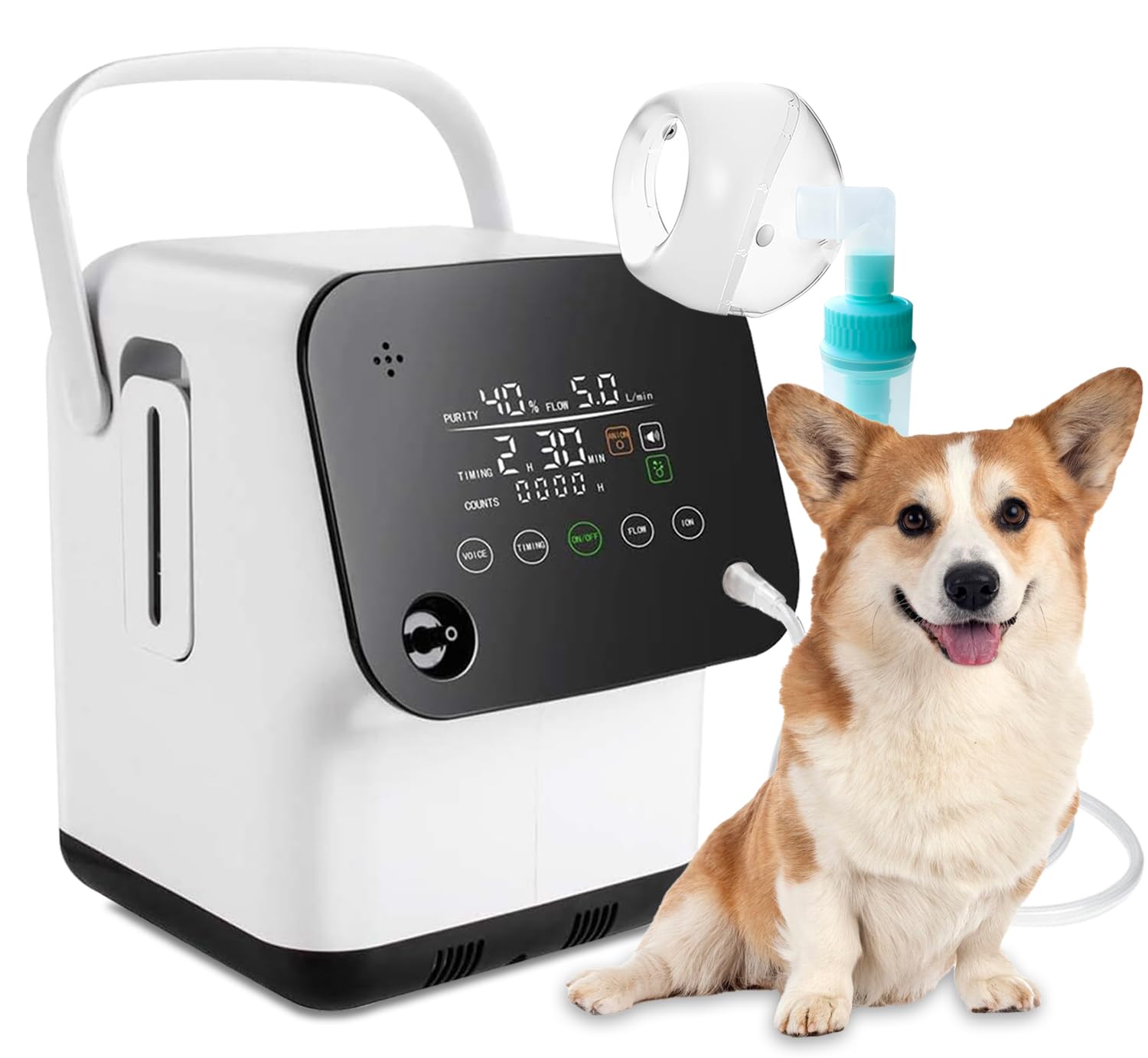 Amazon.co.jp: ペット用 酸素濃縮器・老犬猫対応｜90%酸素生成・72時間