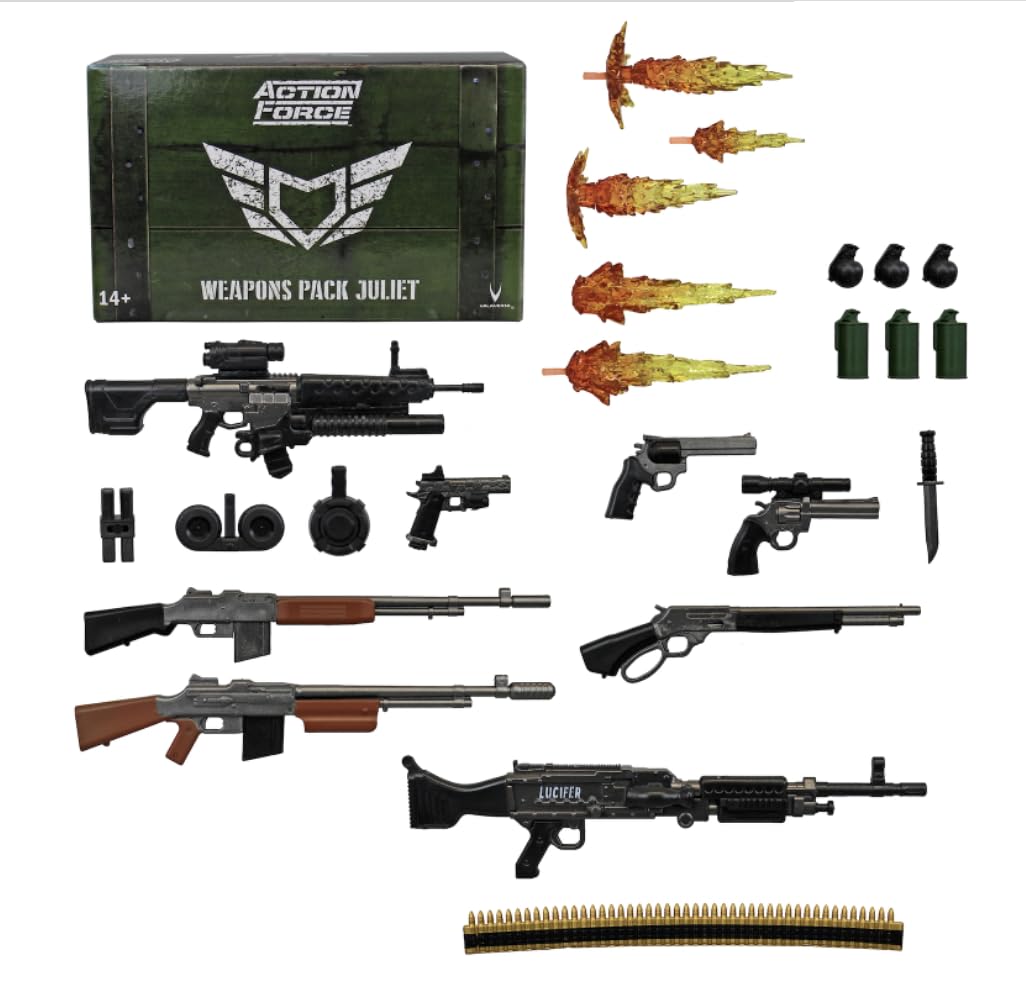 Amazon.com: Action Force Valaverse Series 5.1 Weapons Pack Juliet