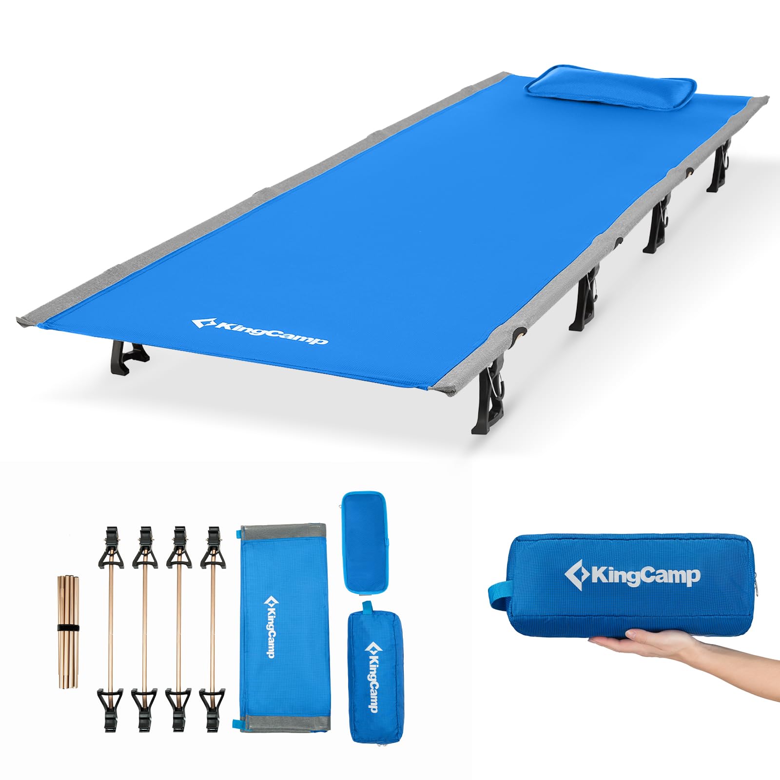 Amazon.com: KingCamp Ultralight Camping Cot, Portable Folding Tent