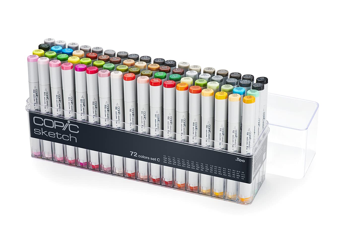 Amazon.com: Copic Sketch, Ultra-blendable Alcohol Markers, 72pc