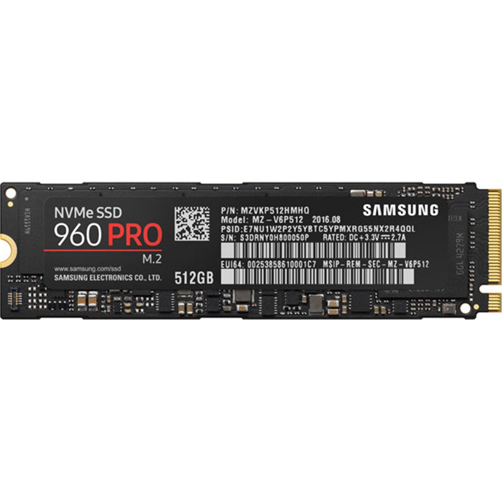 Amazon.com: Samsung SSD 960 PRO NVMe M.2 de 512 GB (MZ-V6P512BW