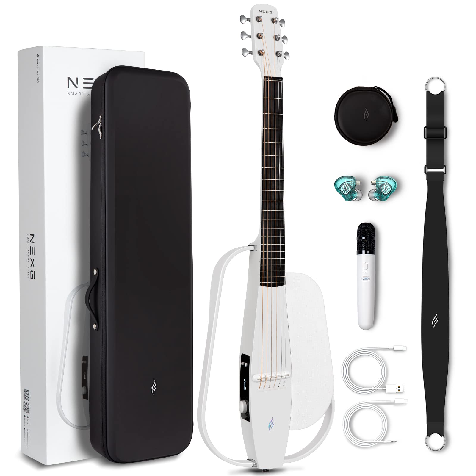 Amazon.com: Enya NEXG Acoustic-Electric Carbon Fiber Audio Guitar