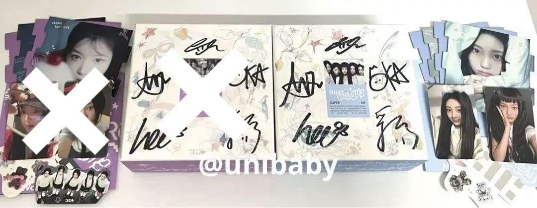 Amazon.co.jp: ILLIT アイリット SUPER REAL ME 直筆サインCDアルバム