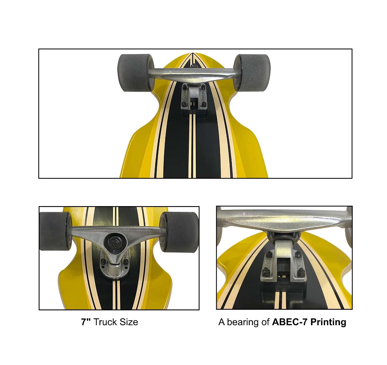 Amazon.co.jp: Gravity ロングボード スケートボード クルージング