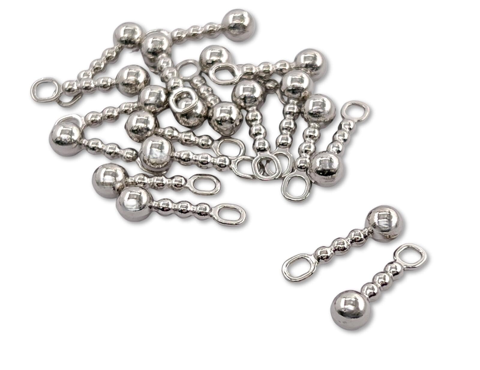 Amazon.co.jp: 「引手02」 40個入 ファスナー 引き手 金具 02番 玉形