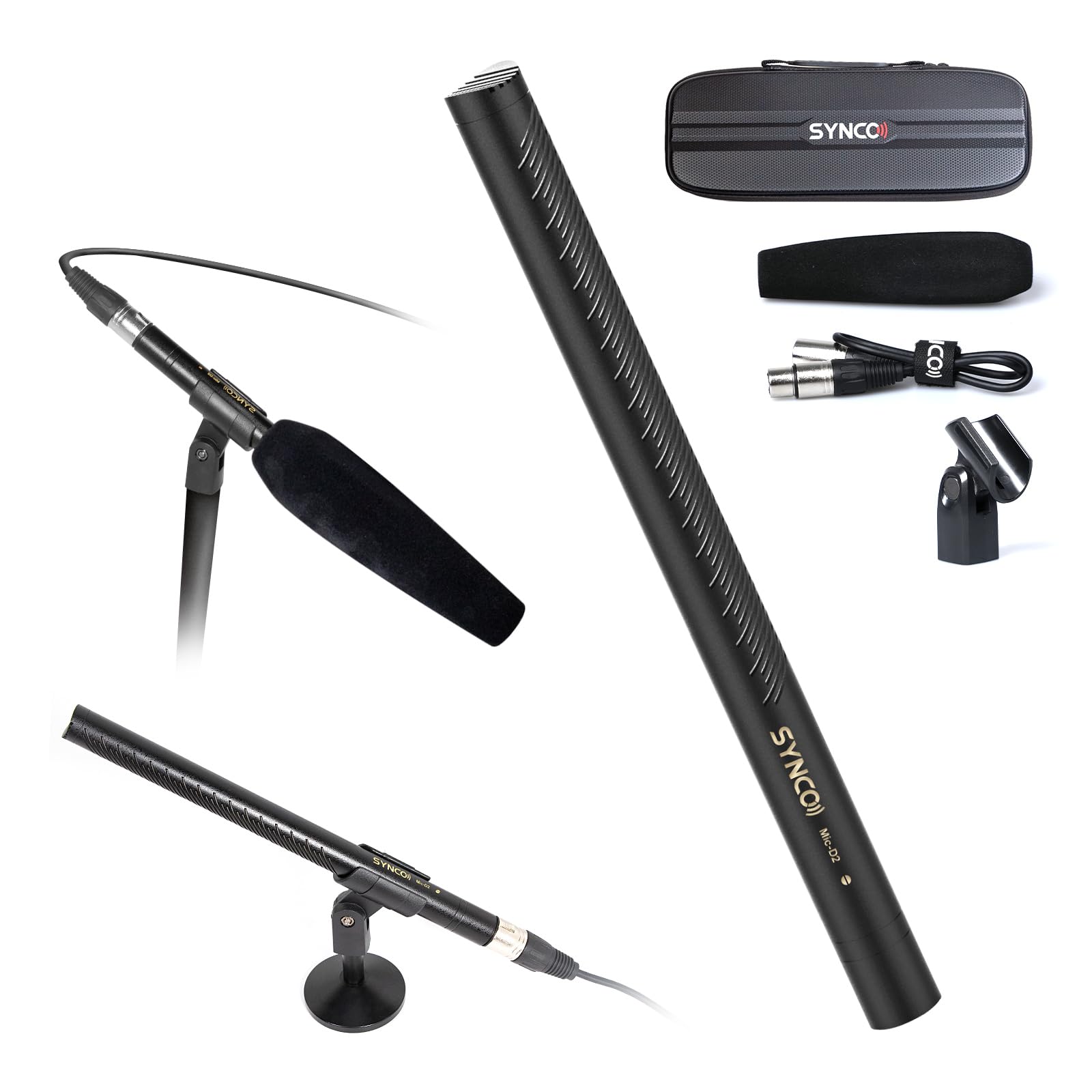 Amazon | SYNCO D2 ガンマイク 超指向性 xlr端子 映像制作/YouTube