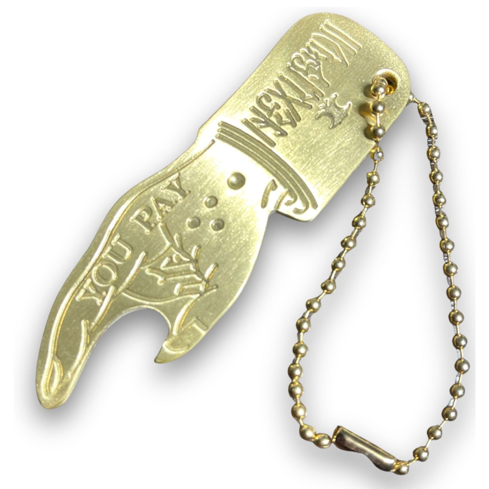 Amazon.co.jp: [Dea Bona] キーホルダー キーリング 真鍮 ユーペイ