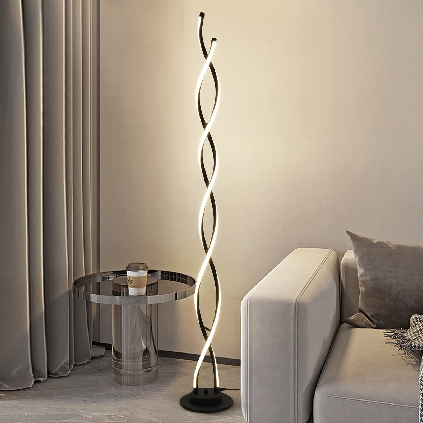 ZxWLife Floor Lamp, LED Modern Floor Lamps for Living Room, 2500LM