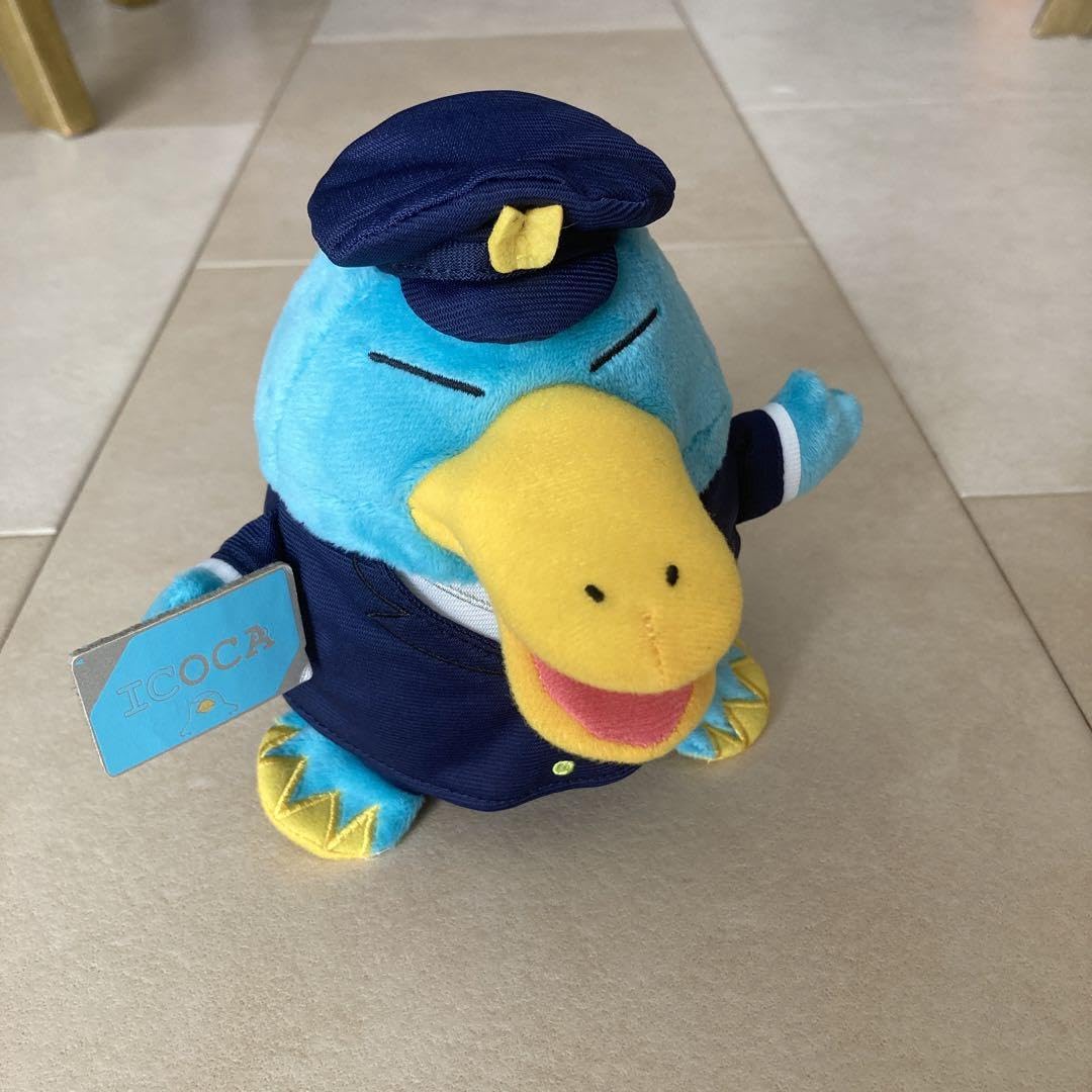 関西万博限定ICOCA付き イコちゃん、ミャクミャク駅員さんぬいぐるみ