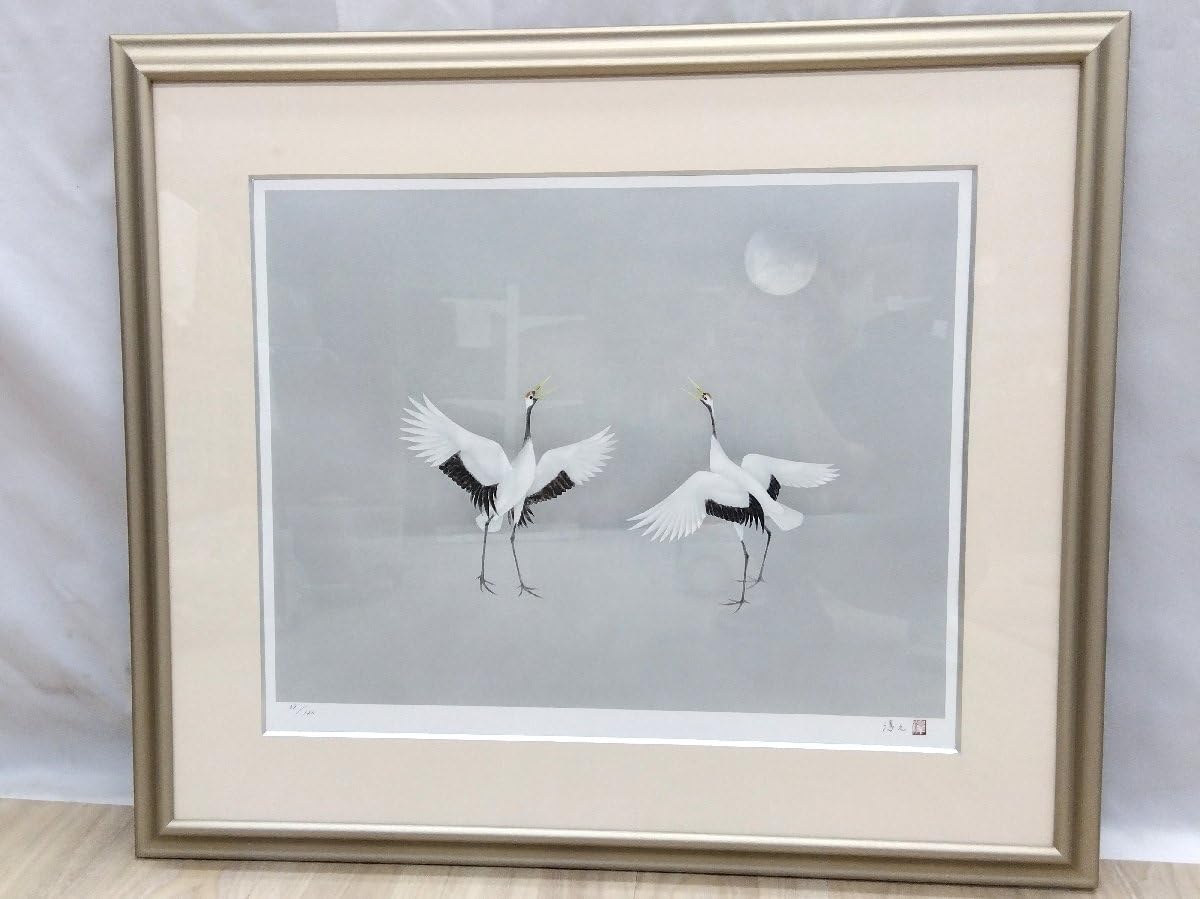 美品 沢田哲郎「GLOW」シルクスクリーン 1994年作 直筆サイン入 額縁入