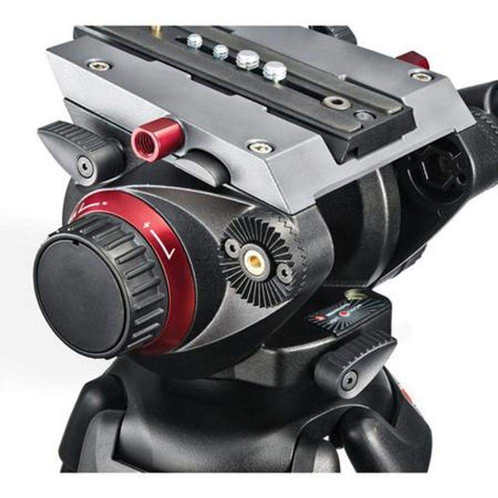 Amazon | Manfrotto 504HD 546BK ビデオ三脚キット 504HDヘッドと546