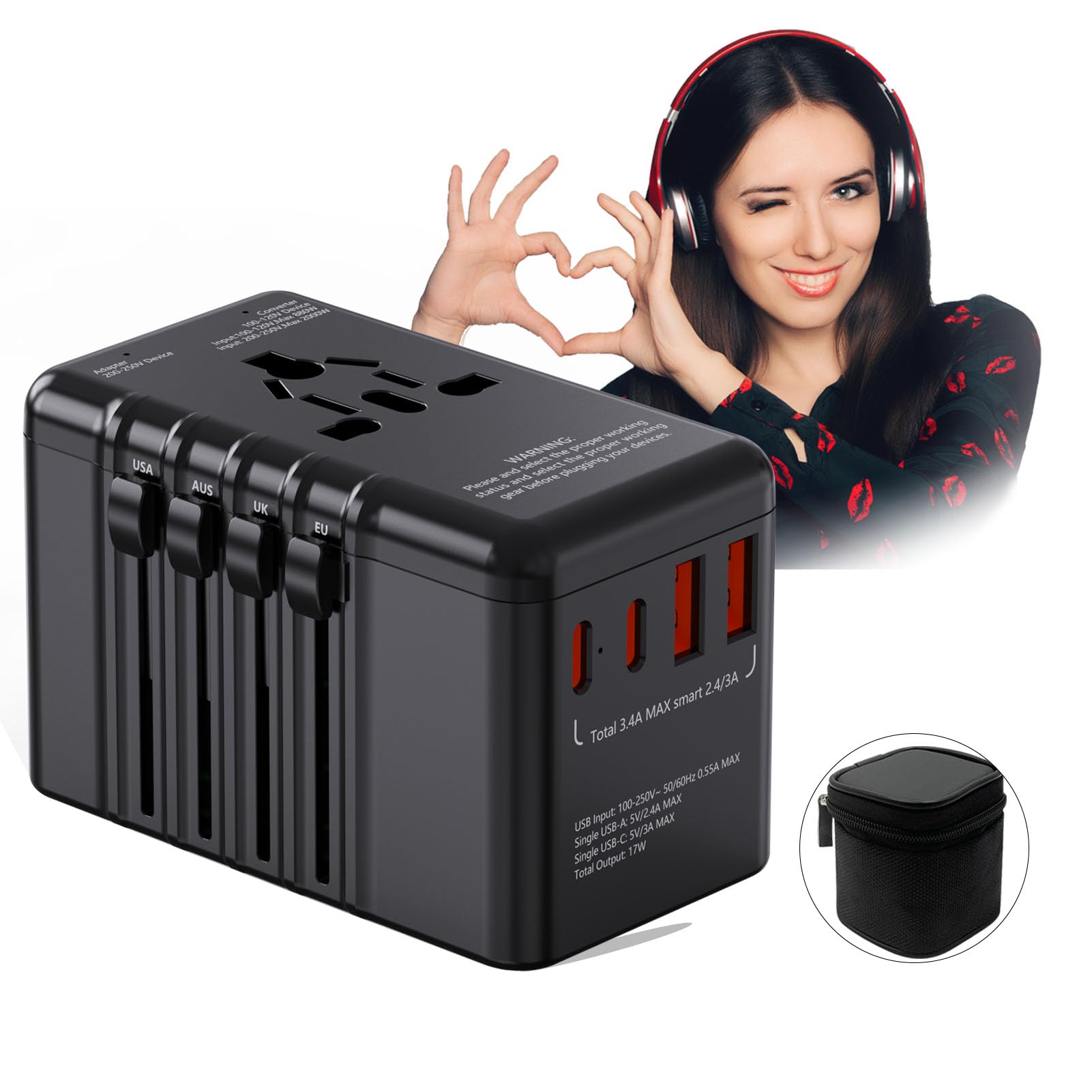 Amazon.co.jp: X-STAR アップグレード 純正弦波 超小型変圧器 海外旅行