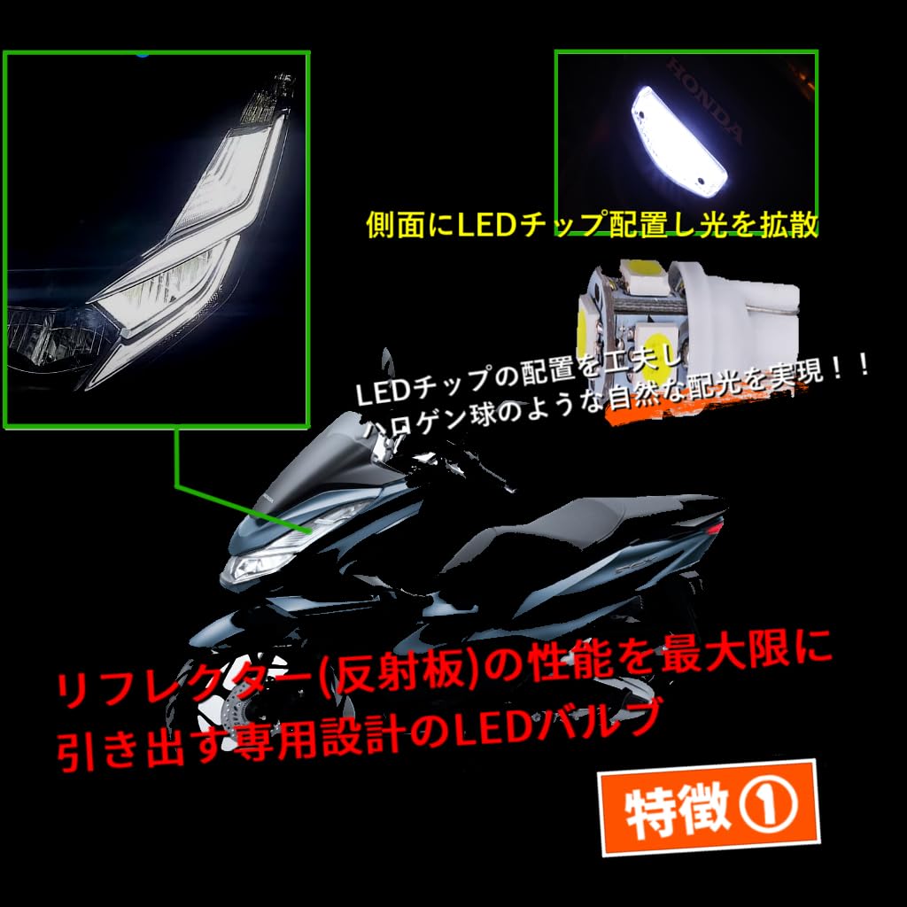 Amazon | LED ポジションランプ ヤマハ YZF-R6対応 互換 ライト交換