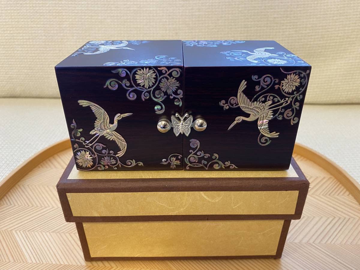 Amazon.co.jp: 韓国伝統工芸 螺鈿細工 ジュエリーボックス 小物入れ
