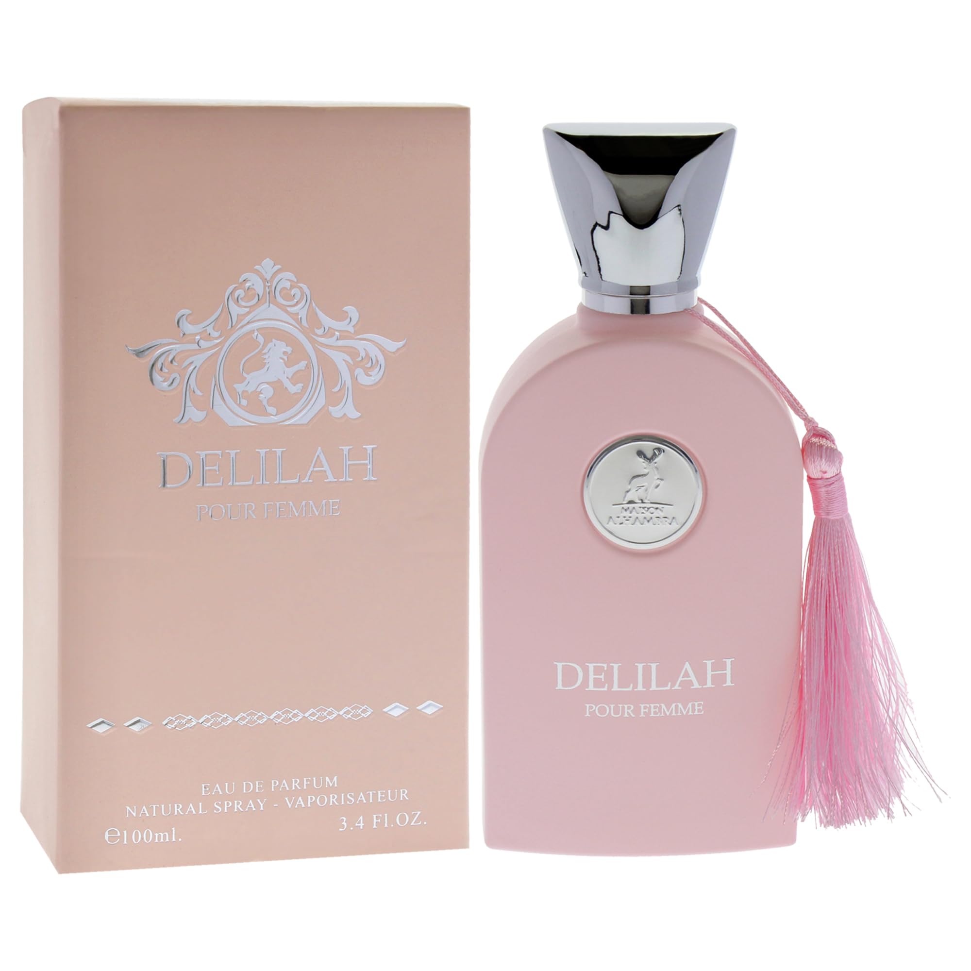 Amazon.com: Lattafa Maison Alhambra Delilah Pour Femme 女性淡香水