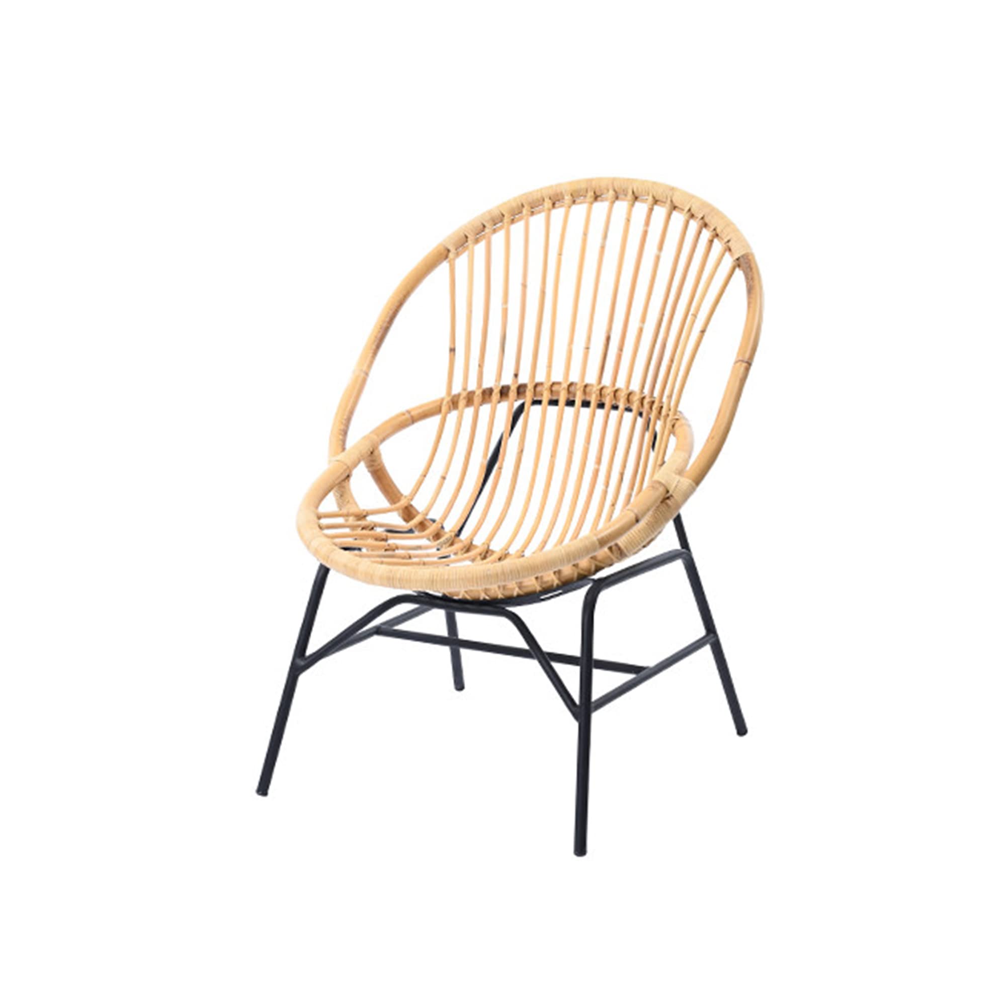 Amazon.co.jp: サンフラワーラタン パーソナルチェア ラタン(籐) 鉄脚