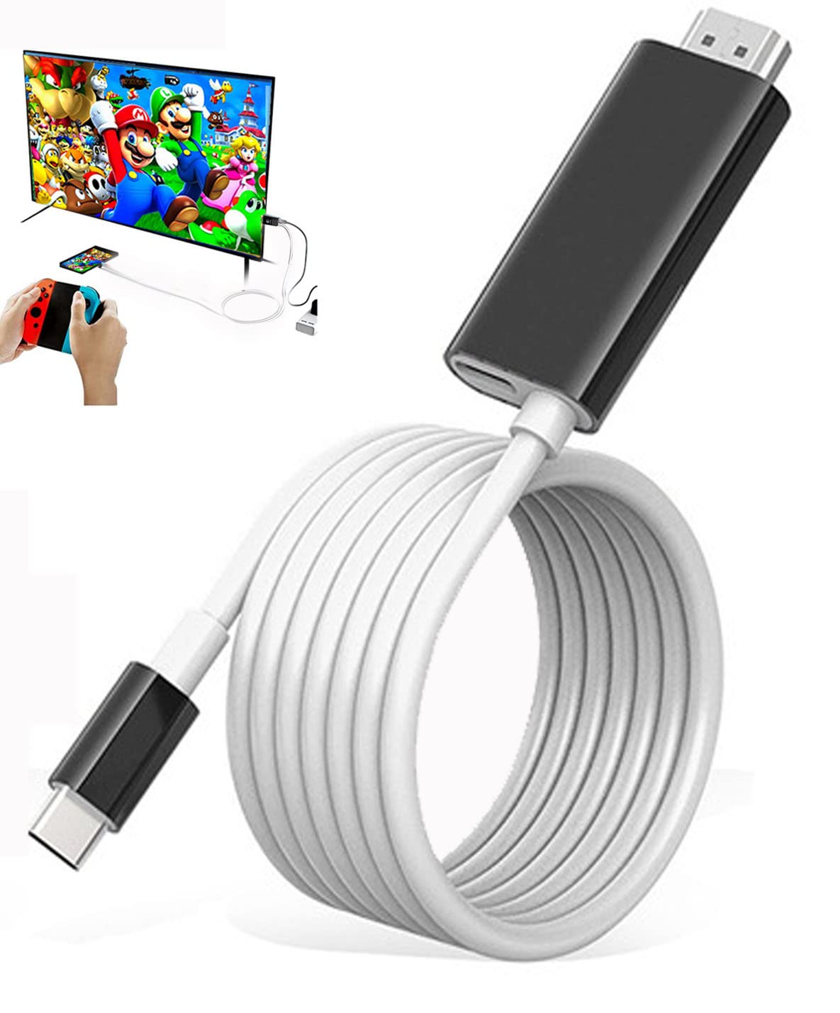 Amazon | Switch ドック Switch交換ケーブル Type C HDMI ケーブル付き