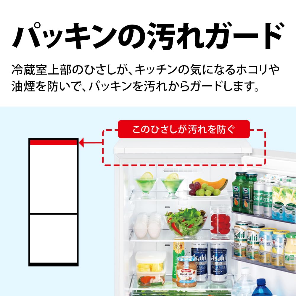 Amazon.co.jp: シャープ 冷蔵庫 幅49.5cm 179L 両開き(つけかえどっち
