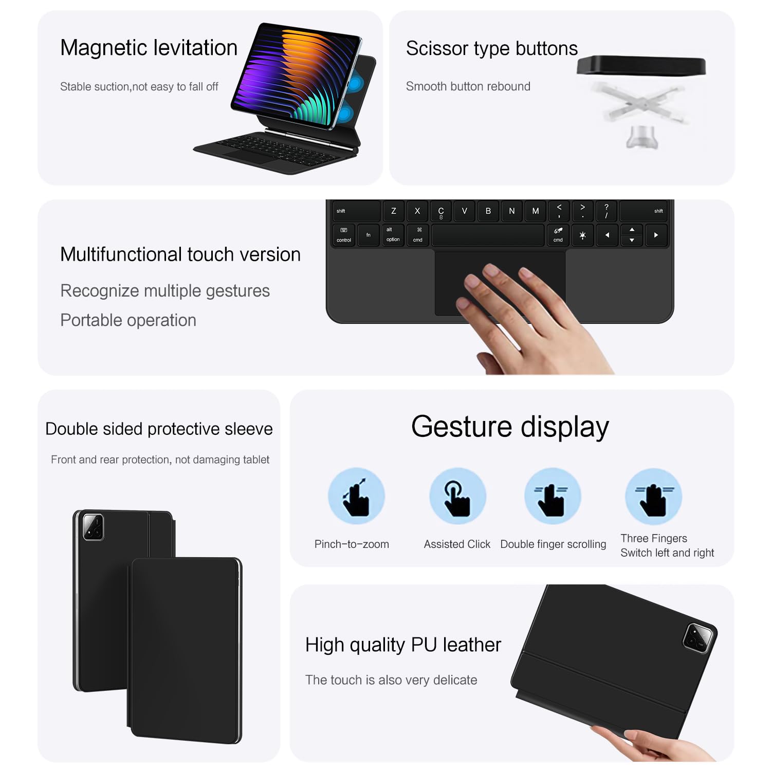 Amazon | マジック キーボード Xiaomi Pad 7/7 Pro マグネット式